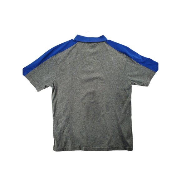 MLB CHICAGO CUBS Shirt Men’s Short Sleeve Embroidered Polo Grey Large - Picture 8 of 8